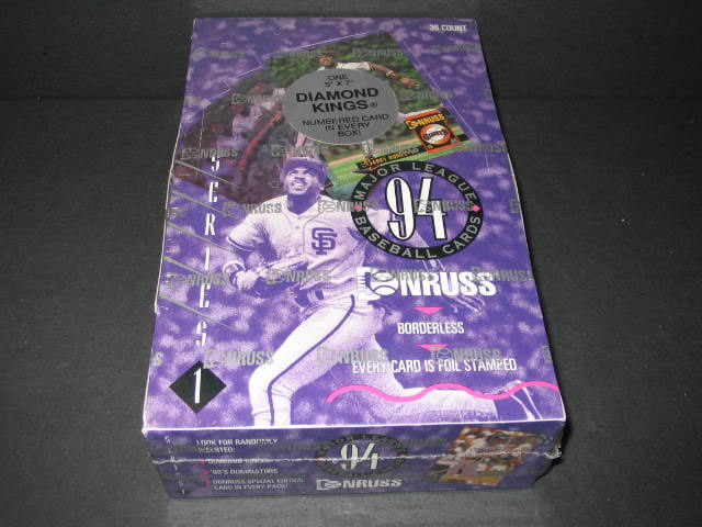 1994 Donruss Baseball Series 1 Box (36/13)