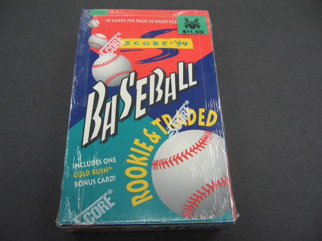 1994 Score Baseball Rookie & Traded Box (Retail) (36/10)
