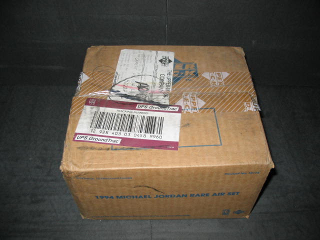 1994 Upper Deck Basketball Michael Jordan Rare Air Factory Set Case (12 Sets)