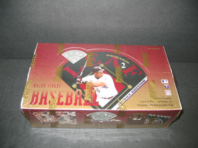 1995 Leaf Baseball Series 2 Box (Hobby) (30/12)