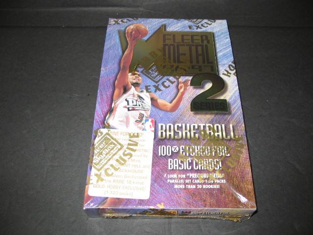 1996/97 Fleer Metal Basketball Series 2 Box (Hobby)