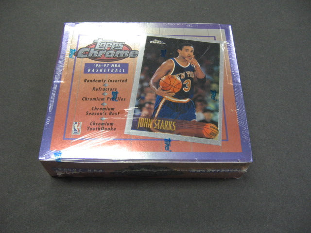 1996/97 Topps Chrome Basketball Box (20/4)