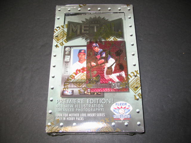 1996 Fleer Metal Universe Baseball Box (Hobby) (24/8)