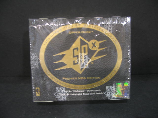 1996 Upper Deck SPX Basketball Box