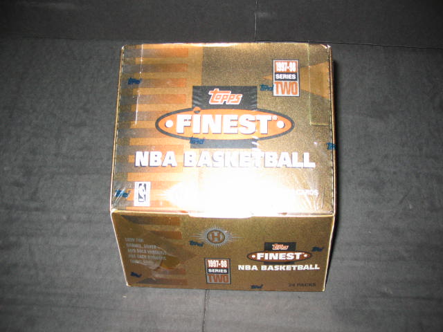 1997/98 Topps Finest Basketball Series 2 Box (Hobby)