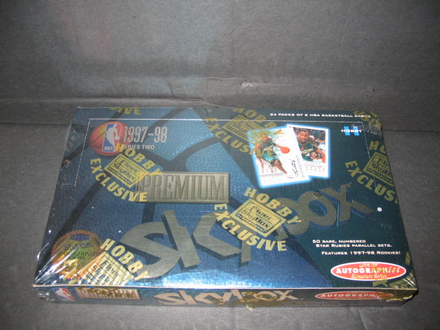 1997/98 Skybox Premium Basketball Series 2 Box (Hobby)