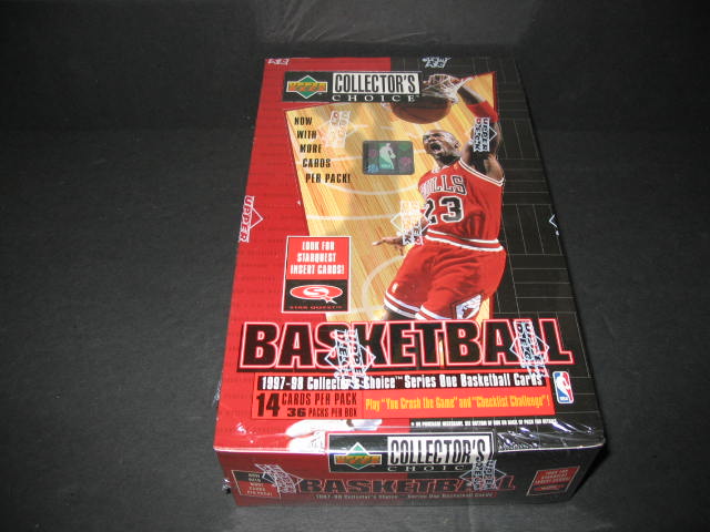 1997/98 Upper Deck Collector's Choice Basketball Series 1 Box (36/14)