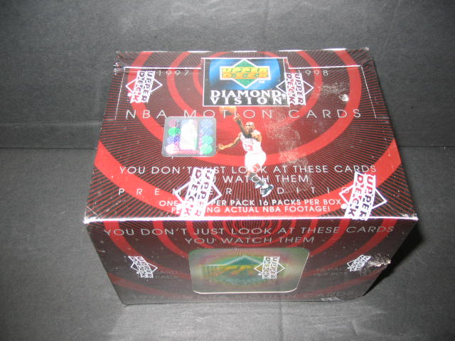 1997/98 Upper Deck Diamond Vision Basketball Box
