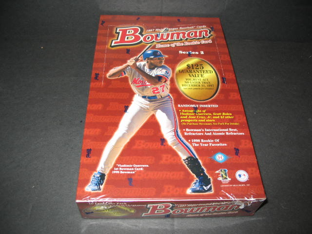 1997 Bowman Series 2 orders Baseball Hobby Box - 24 Packs per Box