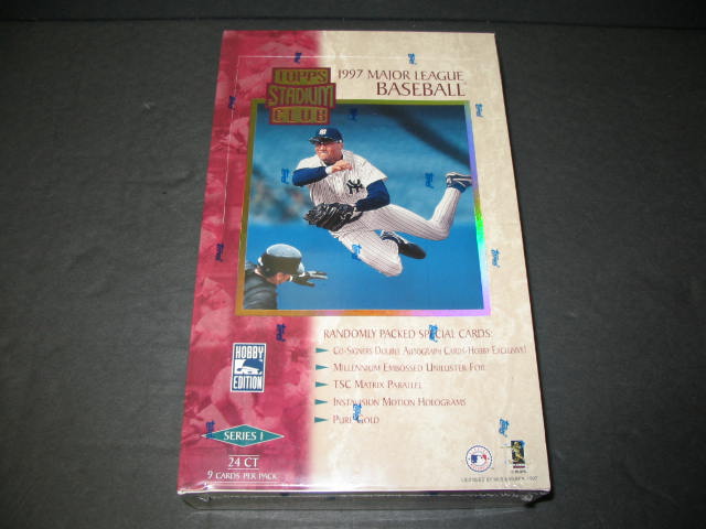 1997 Topps Stadium Club Baseball Series 1 Box (Hobby) (24/9)