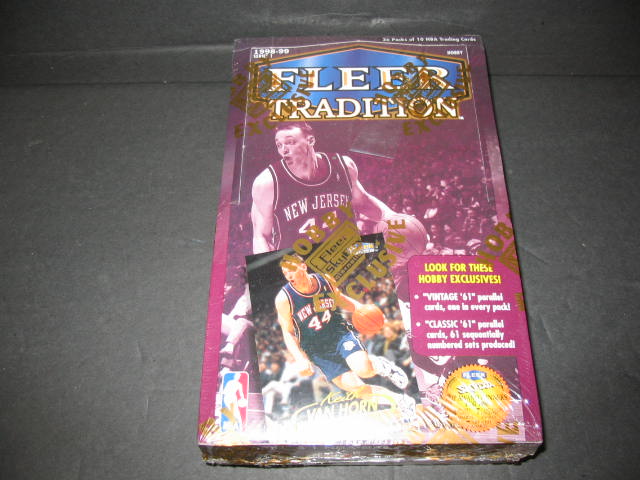 1998/99 Fleer Tradition Basketball Series 1 Box (Hobby)