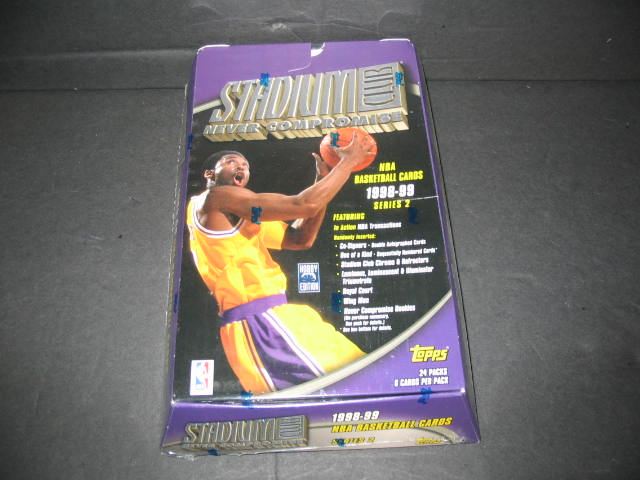 1998/99 Topps Stadium Club Basketball Series 2 Box (Hobby)