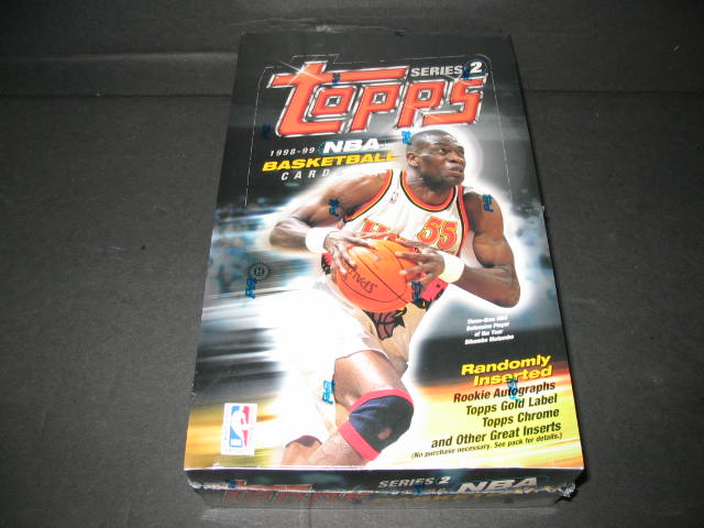 1998/99 Topps Basketball Series 2 Box (Hobby) (36/11)