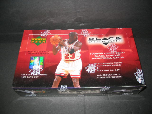 1998/99 Upper Deck Black Diamond Basketball Box (Hobby)