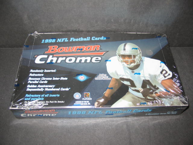 1998 Bowman Chrome Football Box (Hobby) (24/4)