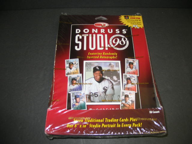 1998 Donruss Studio Baseball Box