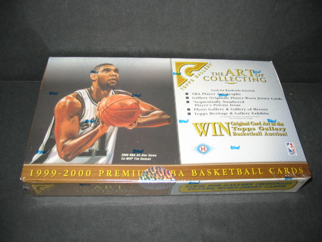 1999/00 TOPPS GALLERY BASKETBALL