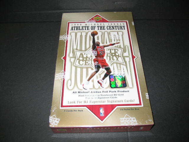 1999/00 Upper Deck Jordan Athlete of Century Basketball Box