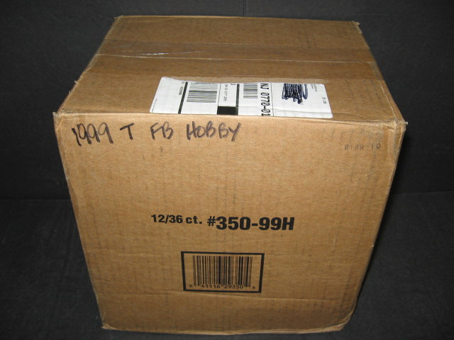 1999 Topps Football Case (Hobby) (12 Box)