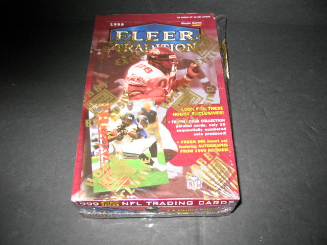 1999 Fleer Tradition Football Box (Hobby) (36/10)