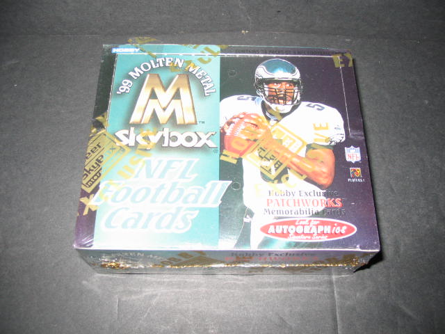 1999 Skybox Molten Metal Football Box (Hobby) (24/5)