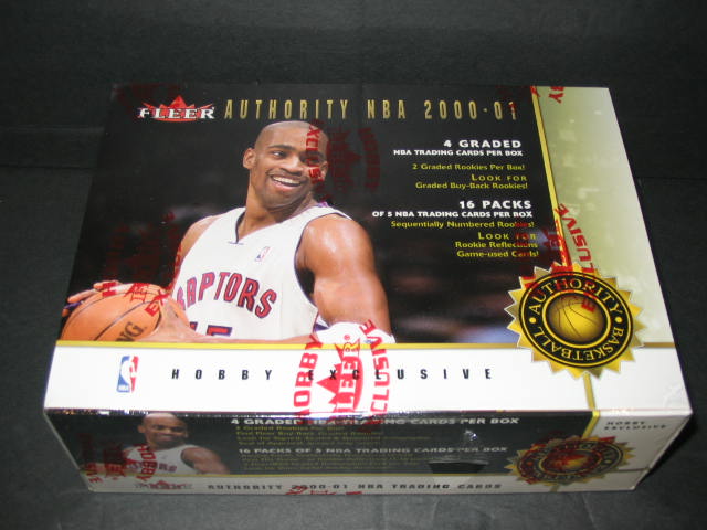 2000/01 Fleer Authority Basketball Box (Hobby)