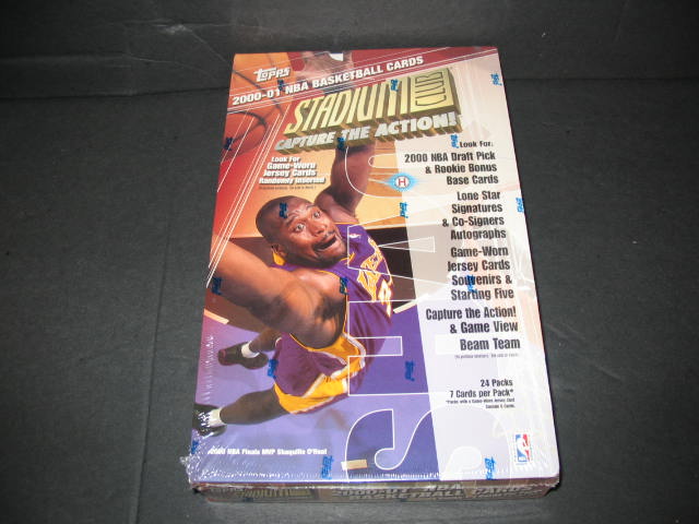 2000/01 Topps Stadium Club Basketball Box (Hobby)