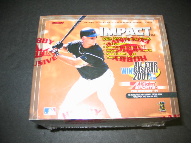 2000 Skybox Impact Baseball Box (Hobby)