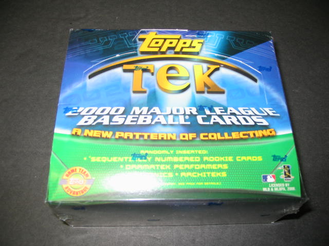 2000 Topps Tek Baseball Box (HTA)