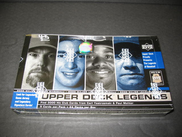 2000 Upper Deck Legends Baseball Box (Hobby)
