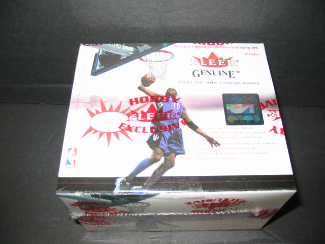 2001/02 Fleer Genuine Basketball Box (Hobby)