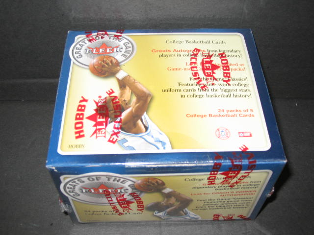 2001/02 Fleer Greats of the Game Basketball Box (Hobby) (24/5)