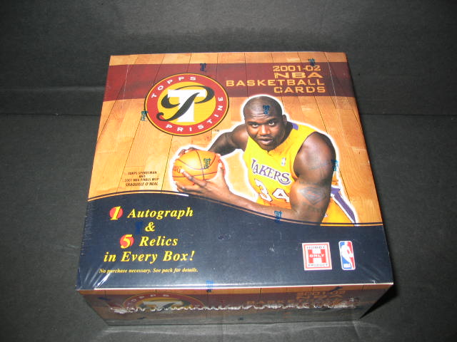 2001/02 Topps Pristine Basketball Box (Hobby)