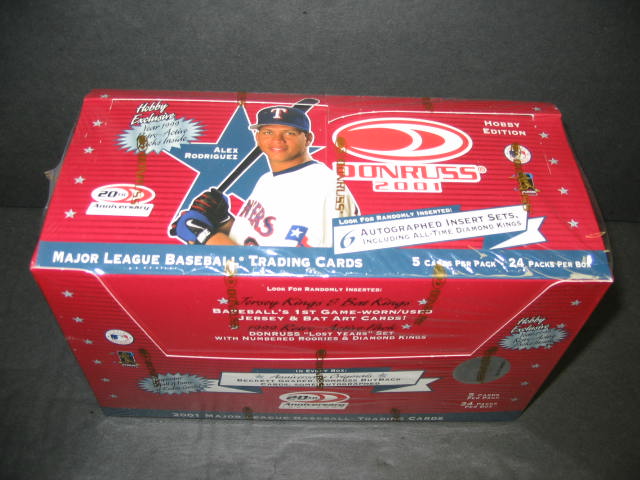2001 Donruss Baseball Box (Hobby)