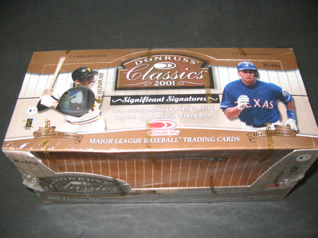 2001 Donruss Classics Baseball Box (Hobby)
