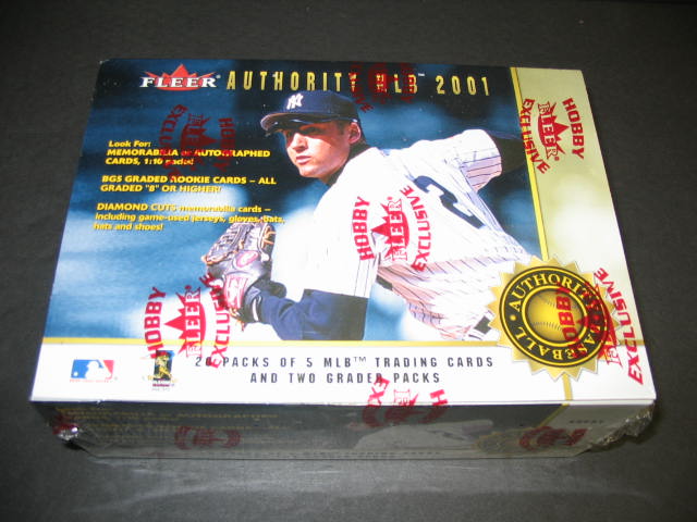 2001 Fleer Authority Baseball Box (Hobby)