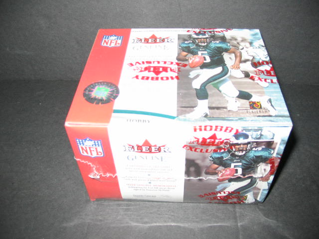 2001 Fleer Genuine Football Box (Hobby) (24/5)