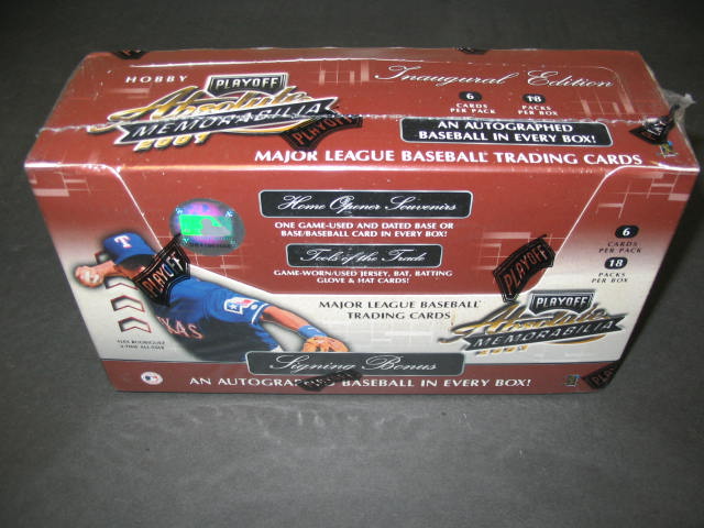 2001 Playoff Absolute Memorablia Baseball Box (Hobby)