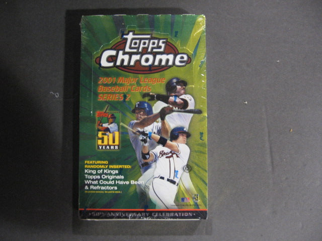 2001 Topps Chrome Baseball Series 2 Box (Hobby)