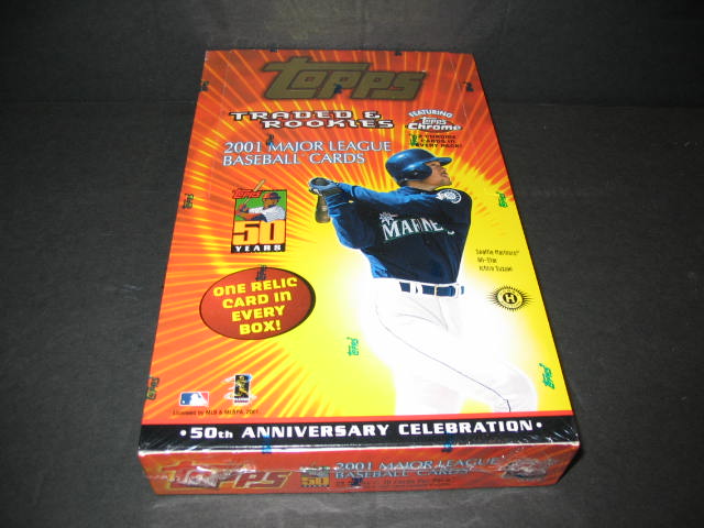 2001 Topps Chrome Baseball Hobby Box with (24) Packs