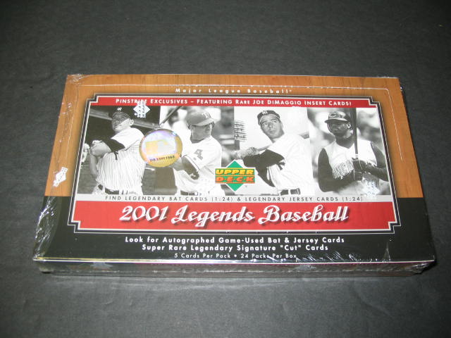 2001 Upper Deck Legends Baseball Box (Hobby)