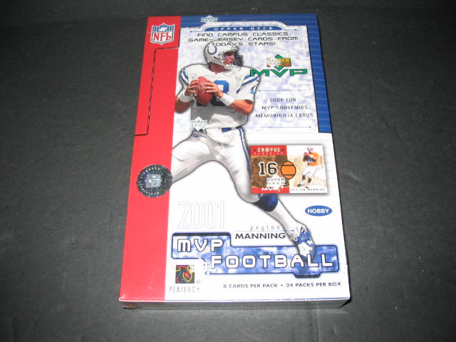 2001 Upper Deck MVP Football Box