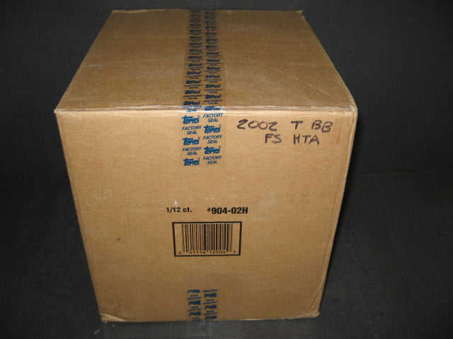 2002 Topps Baseball Factory Set Case (HTA) (12 Sets)