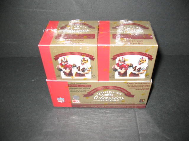 2002 Donruss Classics Football Box (Hobby) (18/6)