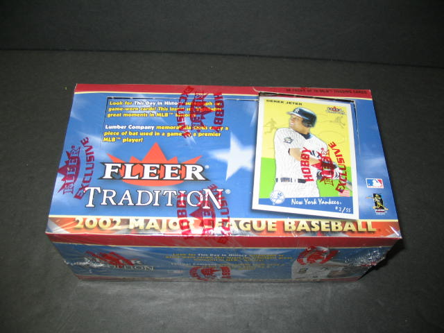 2002 Fleer Tradition Baseball Box (Hobby)