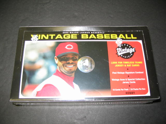 2002 Upper Deck Vintage Baseball Box (Hobby)