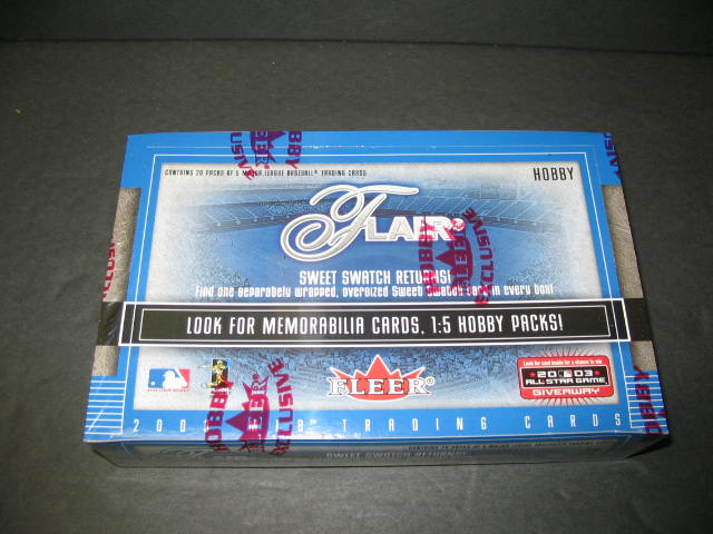 2003 Fleer Flair Baseball Box (Hobby)