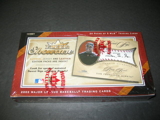 2003 Fleer Showcase Baseball Box (Hobby)
