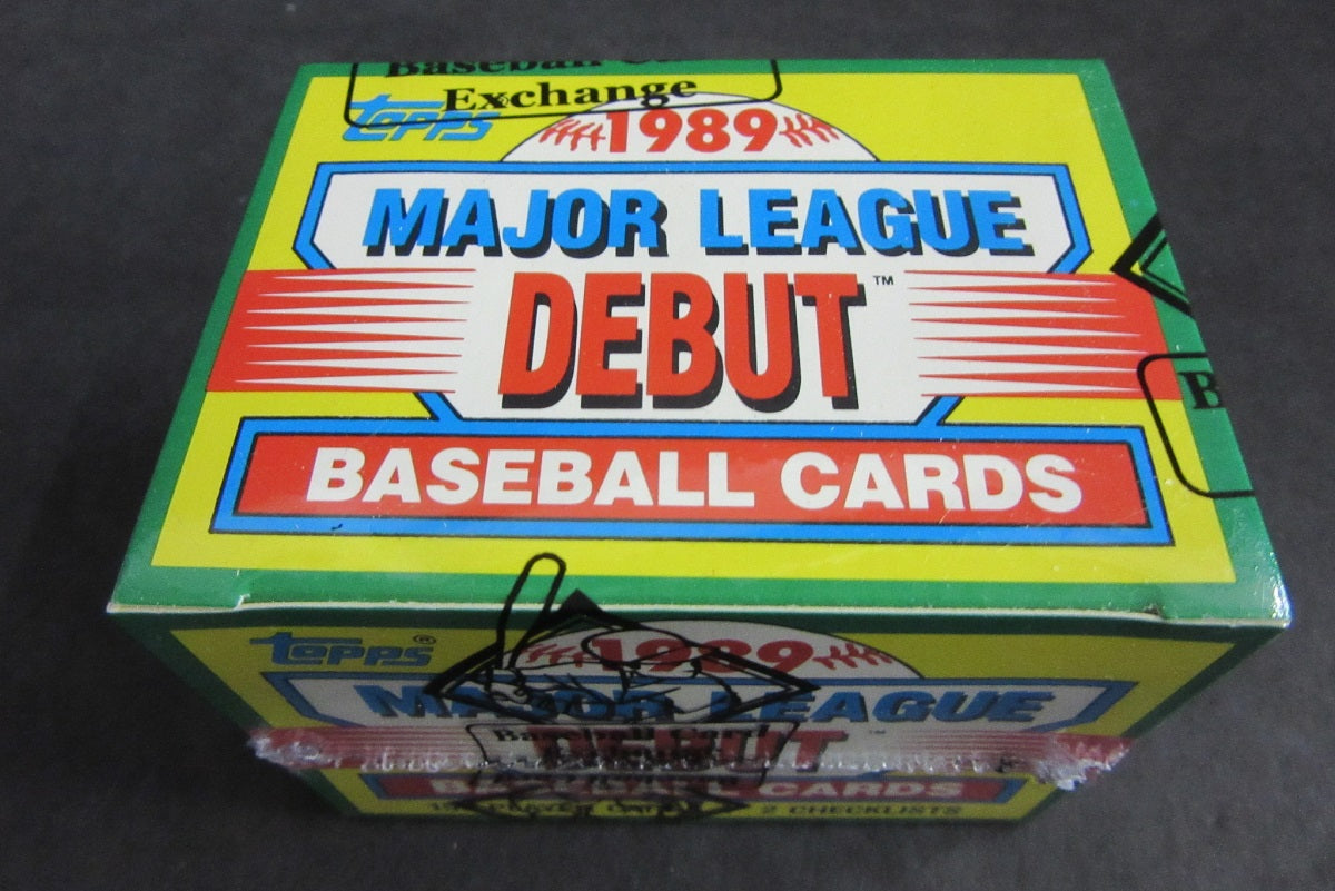 1989 Topps Baseball Major League Debut Factory Set (FASC) – Baseball Card  Exchange