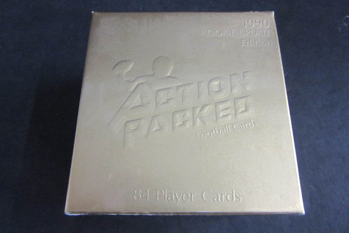 1990 Action Packed Football Rookie Update Factory Set